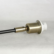 Люстра LGO LSP-871 LSP-8710 цвет плафона/подвески Янтарный, цвет арматуры Черный-1