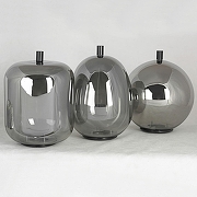 Люстра Lussole Brockton LSP-8731 цвет плафона/подвески Серый, цвет арматуры Черный-1