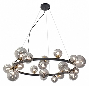 Люстра Lussole LSP-875 LSP-8750 цвет плафона/подвески Серый, цвет арматуры Черный-1