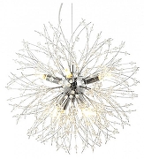 Люстра Lussole Davie LSP-8775 цвет плафона/подвески Прозрачный, цвет арматуры Хром