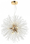 Люстра Lussole Davie LSP-8778 цвет плафона/подвески Прозрачный, цвет арматуры Золото-1
