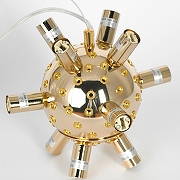 Люстра Lussole Davie LSP-8778 цвет плафона/подвески Прозрачный, цвет арматуры Золото-3