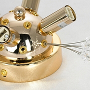 Люстра Lussole Davie LSP-8781 цвет плафона/подвески Прозрачный, цвет арматуры Золото-3