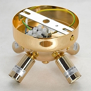 Люстра Lussole Davie LSP-8781 цвет плафона/подвески Прозрачный, цвет арматуры Золото-5