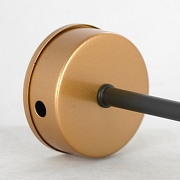 Люстра на штанге Lussole Durham LSP-8795 цвет бронза, черный-3