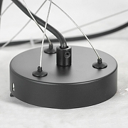 Люстра Lussole Fishers LSP-8797 цвет плафона/подвески Оранжевый, цвет арматуры Черный-5