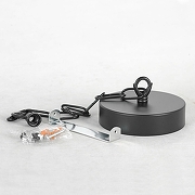 Люстра Lussole Fishers LSP-8800 цвет плафона/подвески Оранжевый, цвет арматуры Бронза, Черный-6