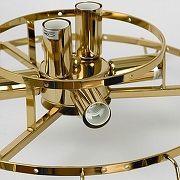 Люстра на штанге Lussole Hesperia LSP-8835 цвет золото-4