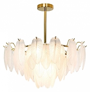 Люстра на штанге Lussole Hesperia LSP-8839 цвет золото-1