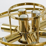 Люстра на штанге Lussole Hesperia LSP-8839 цвет золото-9