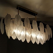 Люстра на штанге Lussole Hesperia LSP-8840 цвет золото-2