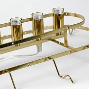 Люстра на штанге Lussole Hesperia LSP-8840 цвет золото-5