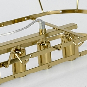 Люстра на штанге Lussole Hesperia LSP-8840 цвет золото-8