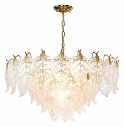 Люстра Lussole Hesperia LSP-8841 цвет плафона/подвески Белый, цвет арматуры Золото-1