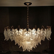 Люстра Lussole Hesperia LSP-8841 цвет плафона/подвески Белый, цвет арматуры Золото-2