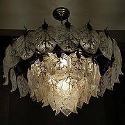 Люстра Lussole Hesperia LSP-8841 цвет плафона/подвески Белый, цвет арматуры Золото-3