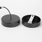 Люстра на штанге Lussole Antioch LSP-8849 цвет черный-3