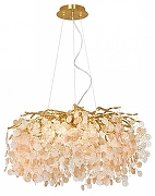 Люстра Lussole Mesa LSP-8850 цвет плафона/подвески Прозрачный, цвет арматуры Золото-1