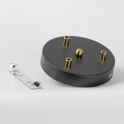 Люстра Lussole LSP-8889 LSP-8890 цвет плафона/подвески Белый, цвет арматуры Бронза, Черный-3