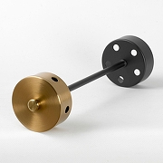 Люстра на штанге Lussole Safford LSP-8896 цвет бронза, черный-3