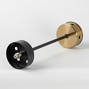 Люстра на штанге Lussole Safford LSP-8896 цвет бронза, черный-4