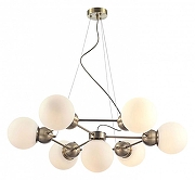 Люстра Lussole LSP-889 LSP-8899 цвет плафона/подвески Белый, цвет арматуры Бронза-1