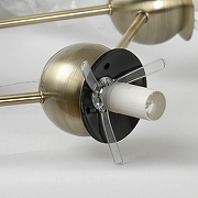 Люстра Lussole LSP-889 LSP-8899 цвет плафона/подвески Белый, цвет арматуры Бронза-5