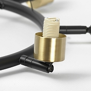 Люстра Lussole Lyon LSP-8906 цвет плафона/подвески Белый, цвет арматуры Бронза, Черный-6