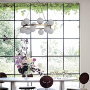 Люстра Imperiumloft Bubbles Bulbs By Cec1 Thompson SANNE01 цвет плафона/подвески Белый, цвет арматуры Латунь-3