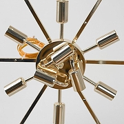 Люстра Lussole Napa LSP-8926 цвет плафона/подвески Прозрачный, цвет арматуры Золото-3