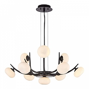 Люстра Lussole Blubber LSP-8937 цвет плафона/подвески Белый, цвет арматуры Черный-2