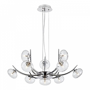 Люстра Lussole Blubber LSP-8939 цвет плафона/подвески Прозрачный, цвет арматуры Хром-1