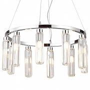 Люстра Lussole Karnes LSP-8977 цвет плафона/подвески Прозрачный, цвет арматуры Хром