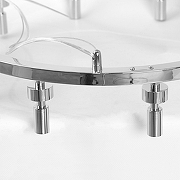 Люстра Lussole Karnes LSP-8977 цвет плафона/подвески Прозрачный, цвет арматуры Хром-5