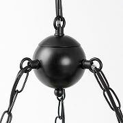 Люстра Lussole MIDLAND LSP-8980 цвет плафона/подвески Прозрачный, цвет арматуры Коричневый, Черный-5