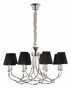 Люстра Abrasax Anke MA03886C-008 цвет плафона/подвески Черный, цвет арматуры Хром-1