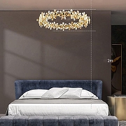 Люстра Imperiumloft MARIOLA mariola01 цвет плафона/подвески Прозрачный, цвет арматуры Латунь-1