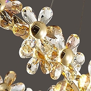 Люстра Imperiumloft MARIOLA mariola01 цвет плафона/подвески Прозрачный, цвет арматуры Латунь-3