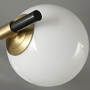 Люстра Imperiumloft MARYON maryon01 цвет плафона/подвески Белый, цвет арматуры Латунь, Черный-10