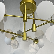 Люстра Imperiumloft MATISSE matisse-b цвет плафона/подвески Белый, цвет арматуры Золото-9