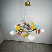 Люстра Imperiumloft MATISSE MATISSE-R01 цвет плафона/подвески Белый, цвет арматуры Золото-3