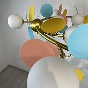 Люстра Imperiumloft MATISSE MATISSE-R01 цвет плафона/подвески Белый, цвет арматуры Золото-6