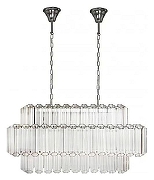 Люстра iLamp Destiny MD0267-14 цвет плафона/подвески Прозрачный, цвет арматуры Хром-1