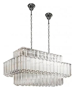 Люстра iLamp Destiny MD0267-14 цвет плафона/подвески Прозрачный, цвет арматуры Хром-2