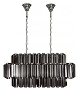 Люстра iLamp Destiny MD0267-14A цвет плафона/подвески Дымчатый, цвет арматуры Хром-2