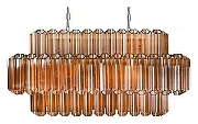 Люстра iLamp Destiny MD0267-14B цвет плафона/подвески Коричневый, цвет арматуры Хром