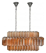 Люстра iLamp Destiny MD0267-14B цвет плафона/подвески Коричневый, цвет арматуры Хром-2