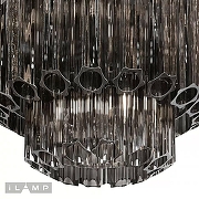 Люстра iLamp Destiny MD0267-4 цвет плафона/подвески Дымчатый, цвет арматуры Хром-3