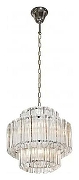 Люстра iLamp Destiny MD0267-4A цвет плафона/подвески Прозрачный, цвет арматуры Хром-1