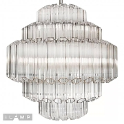 Люстра iLamp Destiny MD0267-7 цвет плафона/подвески Прозрачный, цвет арматуры Хром-3